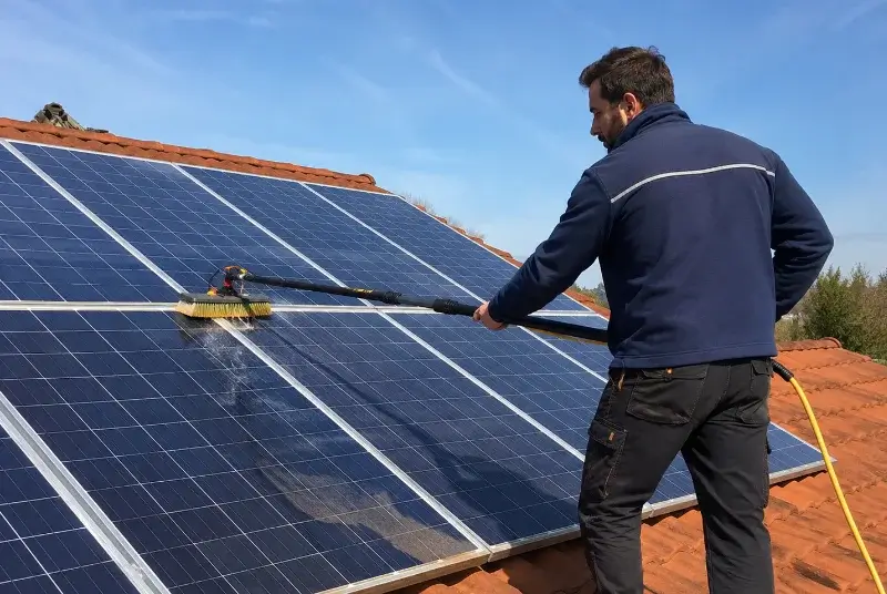 Nettoyage et entretien de panneaux solaires à Urgons